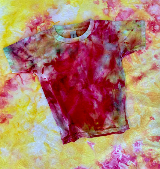 Sunset Passion Ice Dye Tee Shirt