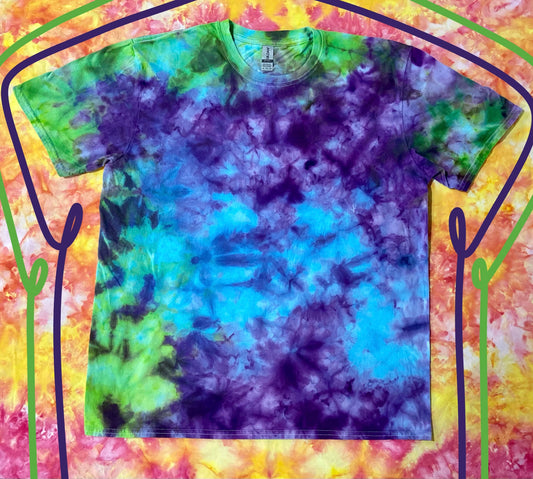 Crystal Madness Ice Dye Tee Shirt