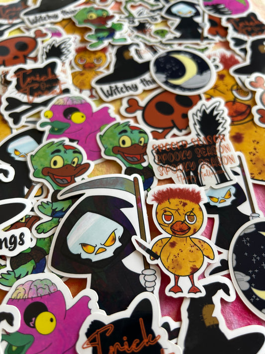 Spooky Stickers Mystery 4 Pack