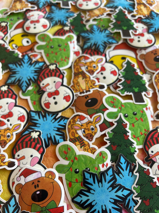 Winter Stickers Mystery 4 Pack