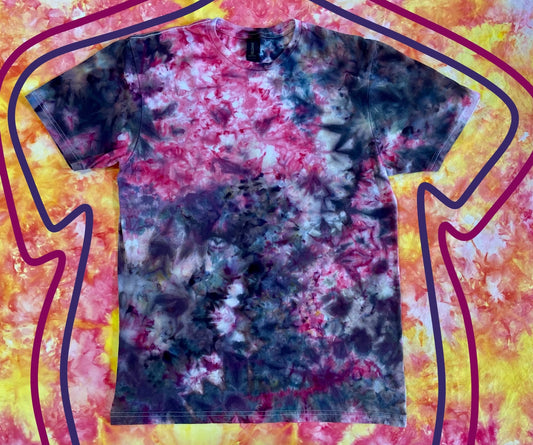 Volcanic Eruption Ice Dye Tee Shirt