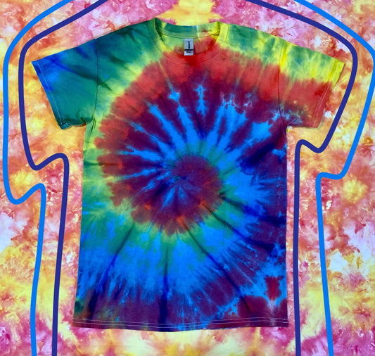 Rainbow Tie Dye Tee Shirt